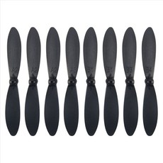 WLTOYS 용 8PCS CW CCW 블레이드 프로펠러 XK A110 A120 A130 A380 RC 평면 예비 부품, 검은색