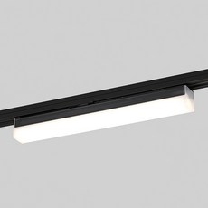 엘포스 LED T라인 레일조명 레일등 라인조명 600MM 10W, 1개, 블랙-주백색