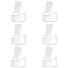 Lansinoh 핸드 펌프/시그니처 프로/스마트펌프 2.0/스마트펌프 3.0 수동 펌프와 호환되는 교체용 덕빌 밸브 4개 Lansinoh 밸브로 교체