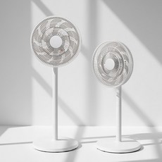 [독일브랜드] 스탠드 에어 써큘팬 화이트 하얀색 3D입체 10엽날개 키높이 저소음 3단 조절 좌우회전 상하각도조절 공기순환기 거실 사무실 선풍기