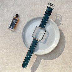 TAOMI Mi Watch Lite 代皮革單遊錶帶, 深青色
