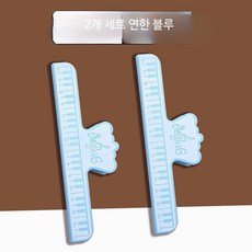 대형 피아노 악보 고정 클립 가성비 멀티 음표 악보집 페이지 홀더 집게, 2개, 연한 블루  2개