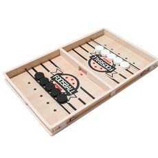 趣味彈彈棋 桌上冰球 親子互動雙人競技桌遊 35x22x2.5cm, 1套, Multicolor