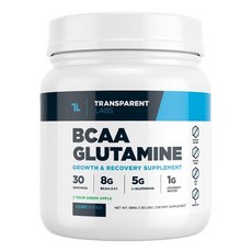 Transparent Labs BCAA Glutamine Sour Green Apple 트랜스패런트 랩스 BCAA 글루타민 사워 그린 애플, 1개, 588g