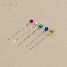 오스틴포유 컬러 진주핀 100p 고정용핀