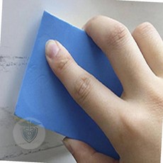 왁싱스펀지 블루 광택스펀지