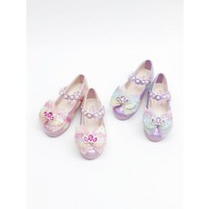 여아 보석 왕관 LED 구두 120582