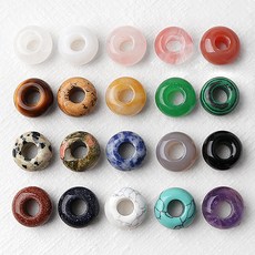 비즈아이 [5472-08]원석 도넛링 15mm 1개