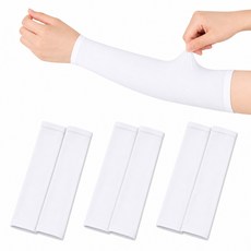 어웨이 스튜디오 1+1+1 자외선차단 남녀공용 손목형 쿨토시 2종, 1세트, 화이트