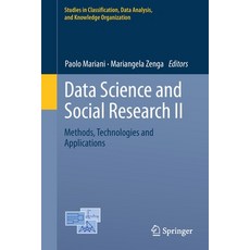 Data Science and Social Research II: Methods Technologies and Applications Paperback, Springer, English, 9783030512217