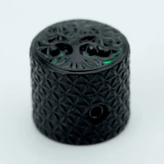 1PCS GUYKER 표면 생명의 큰 나무 전위차계 손잡이 내경 6MM 기타베이스 용, 06 보라색