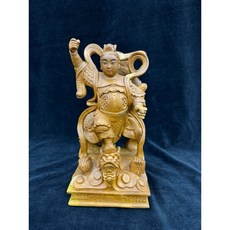 8吋8神尊二度踏龍太子神像，精雕細琢，庇佑平安，增添居家藝術氣息, 1個