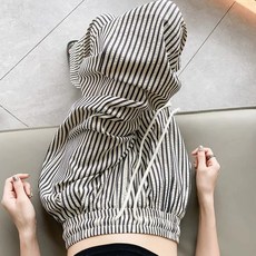 smile morli 시원한 스트라이프 와이드 바지 여성 팬츠
