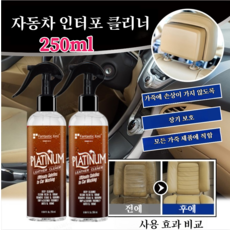가죽크리너 250ml 자동차가죽코팅 가구 가죽 세정제 가죽컨디셔너, 250ML*6, 1개