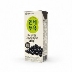 연세두유 뼈 고칼슘 검은콩 두유 190ml 48팩, 48개