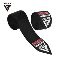 RDX 拳擊手綁帶 4.5M (一對裝) - 戰鬥有氧、拳擊、MMA適用, 經典黑色/1雙, 1個