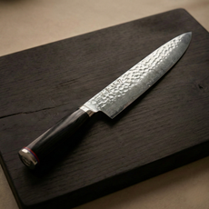 명인 조상진 운결도 다마스커스칼 67겹 주방칼 요리사 칼 키리츠케칼, 1개, 웨스턴핸들