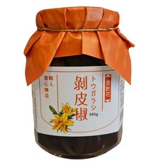 木叔叔醬工坊 金針剝皮辣椒 花東嚴選 香辣脆口 開胃小菜, 1個, 390公克