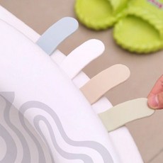 바른딜리버리 변기 리프트 위생 고리 커버 장착 깨긋하게 올림 변기커버 손잡이, 연블루, 상세페이지 참조