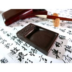 枕頭山 #款式齊全# TW0 松鶴延年 蘭花畫鳥 雅竹畫鳥 梅綻畫鳥 長方型 原石 硯台, 10cm松鶴延年, 1個