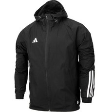 아디다스 바람막이 후드집업 자켓 윈드브레이커 점퍼 TIRO23 C 블랙 남여공용 운동복 + MV 스티커