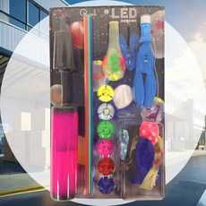 LED풍선 컵스틱 손펌프 종합세트 프로포즈풍선 칠순 기념일 환갑 서프라이즈 결혼풍선