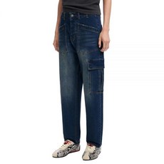 Desigual 여성용 데님 롱 팬츠 블루. 40 144881
