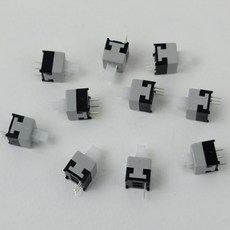 3핀 푸시락스위치(10개) aco-178 푸쉬락스위치 ccsw2 푸시락 3핀 미니스위치 스위치, 1개