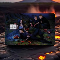 뱀파이어 일기 카드 스킨 스티커 은행 방수, 1개, 7. z8