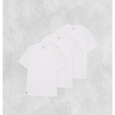 캘빈클라인 언더웨어 남성 코튼 스트레치 3매세트 반팔 크루넥 NB4185-100 285181 FELE1219542943-E2B