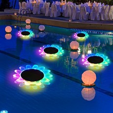 사는잼 LED 태양광 해바라기 방수 물놀이 조명 무드등 파티장식 리모컨포함