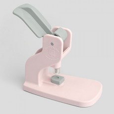 퀼트스타 해피베어스 고나 T단추 티단추 기구, 1개, 그레이&핑크