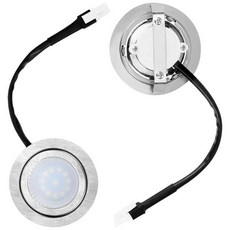 2pcs 범위 후드 전구 스테인레스 스틸 레인지 후드 LED 조명 교체 오목한 주방 범위 후드 라이트, 그림처럼