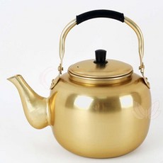 MN 돌고래 황 양은주전자 술주전자, 양은 막걸리잔 소 (CG82590)