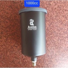 噴漆杯600cc 上杯式汽車噴漆杯 有附加濾網 M16 1.5牙距, 1個, 陽極鋁杯外觀瑕疵商品外牙1000cc