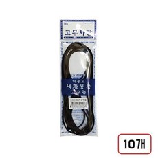 둥근고무줄(2.8mm x 3M), 검정색/M331128 10개