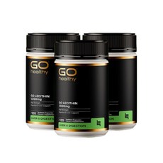 고헬씨 레시틴 Go Healthy Lecithin 1500mg 120캡슐 3개, 120