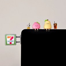 치유 램프 브랜드 장식품 작업은 장식 데스크탑 액세서리 유물을 화면 모니터 안정시킵니다., 1, H. 발광 간판 + 복숭아 너 좋아해 + 배 안 떠나