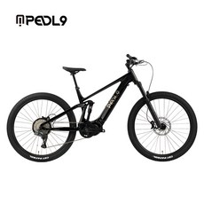 페들나인전기자전거 EVO7 EDS OX13단전자변속 바팡M430 500W센터모터 풀샥 락샥 가변싯포 디지털핸들바 27.5인치 85%박스배송, 블랙, 카본