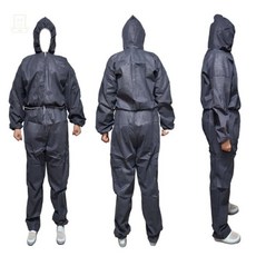 스토어-하유 PP 원피스 일회용 작업복 산업용일회용작업복, 그레이 2XL (24개입), 1