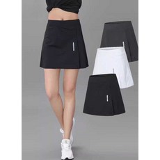 볼링치마 탁구 치마바지 스커트 속건성 기능성 운동복 요가스커트 1. 화이트 M(40-51kg)
