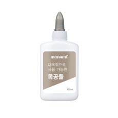 모나미 다목적으로 사용 가능한 목공풀, 120ml, 6개
