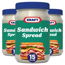 크래프트 샌드위치 스프레드 아메리카 페이보릿, 443ml, 3개