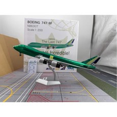 SQ Wings 阿特拉斯航空 波音747-8F N863GT 襟翼延伸 1:200 模型飛機, 1個