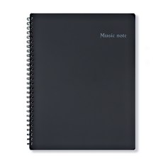 글로벌이지 메카라인 뮤직노트 악보파일 B4 30매, 상세페이지 참조, 1개