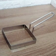 토스트 사각 계란 틀 모양 샌드위치 요리 조리 도구, 1개