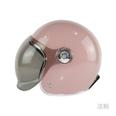 L2來來 NINJA 華泰 KK 803P 803 小帽體 銀箔 復古騎士帽 3/4安全帽 可拆洗內襯 泡泡鏡, 法粉