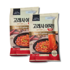 고래사어묵바 부산 고래사 어묵면 떡볶이 362g, 2개