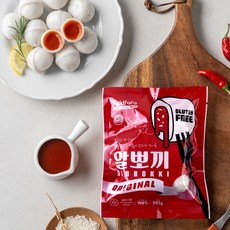 푸드파파 알뽀끼 (200g 2팩) [소스가 들어있는 동그란 떡볶이 간편 간식], 3개, 200g