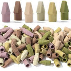 Mr. 연필 꼭대기 지우개 캡 120팩 182930, Dark and Earthy, 120Pack